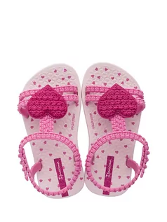 Buciki dla niemowląt - Ipanema Sandały w kolorze różowym ze wzorem - grafika 1