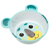 Miseczki i talerzyki dla dzieci - Canpol babies Canpol Miseczka antypoślizgowa z melaminy z uszami 4/520 Hello Lttle turkusowo-morski 43920 - miniaturka - grafika 1