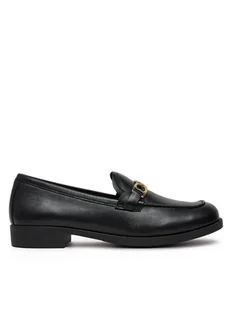 LOVE MOSCHINO Loafersy JA10012G1MIA0000 Czarny - Półbuty damskie - miniaturka - grafika 1