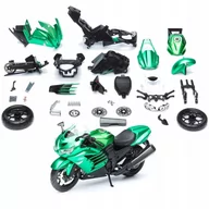 Samochody i pojazdy dla dzieci - Kawasaki Ninja Zx-14R Do Składania Skala 1:12 - miniaturka - grafika 1