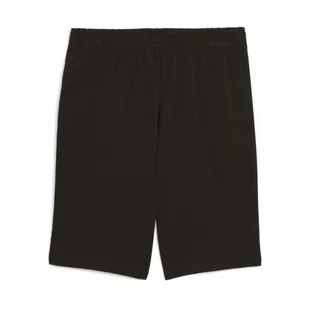 Młodzieżowe szorty ESS z logo No. 1 z dżerseju PUMA Black - Odzież sportowa dziecięca - miniaturka - grafika 1