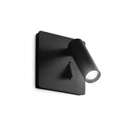 Lampy ścienne - Ideal Lux Kinkiet LITE AP czarna 250113 250113/IL - miniaturka - grafika 1