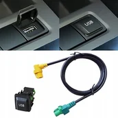 Akcesoria do CB Radia - MENTOR USB KABEL VW VOLKSWAGEN RCD510 RCD310 GNIAZDO VW - miniaturka - grafika 1