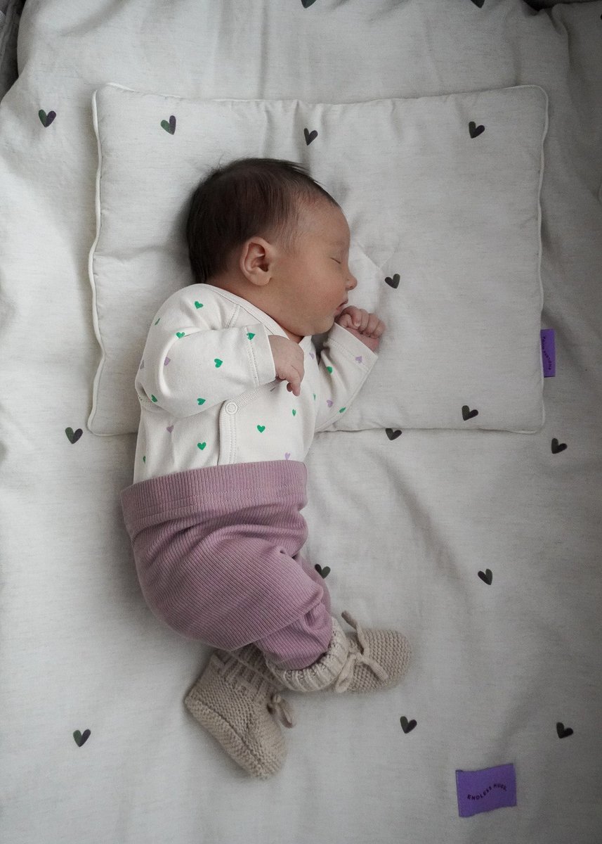 POŚCIEL DZIECIĘCA - BAMBUSOWA / SERDUSZKA