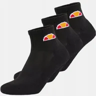 Skarpetki męskie - SKARPETKI MĘSKIE ELLESSE CZARNE 3-PAK KRÓTKIE Socks 3-Pack Blk 43-46 - miniaturka - grafika 1