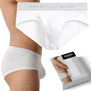 Slipy męskie PUSH-UP Efekt Powiększenia ATLANTIC MAGIC POCKET - XL - Majtki męskie - miniaturka - grafika 1
