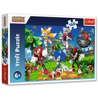 Puzzle - Puzzle 160 Sonic i przyjaciele TREFL - miniaturka - grafika 1