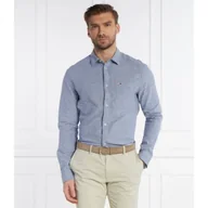 Koszule męskie - Tommy Jeans Lniana koszula | Regular Fit - miniaturka - grafika 1
