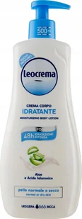 Leocrema Balsam do ciała Aloe Vera 500 ml - Balsamy i kremy do ciała - miniaturka - grafika 1