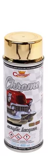 Champion Farba champion super chrom 400ml złoty aerozol 5905179470126 - Farby i lakiery w sprayu - miniaturka - grafika 1