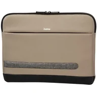Torby na laptopy - Etui na laptopa HAMA Terra Sleeve 13.3 cali Beżowy - miniaturka - grafika 1