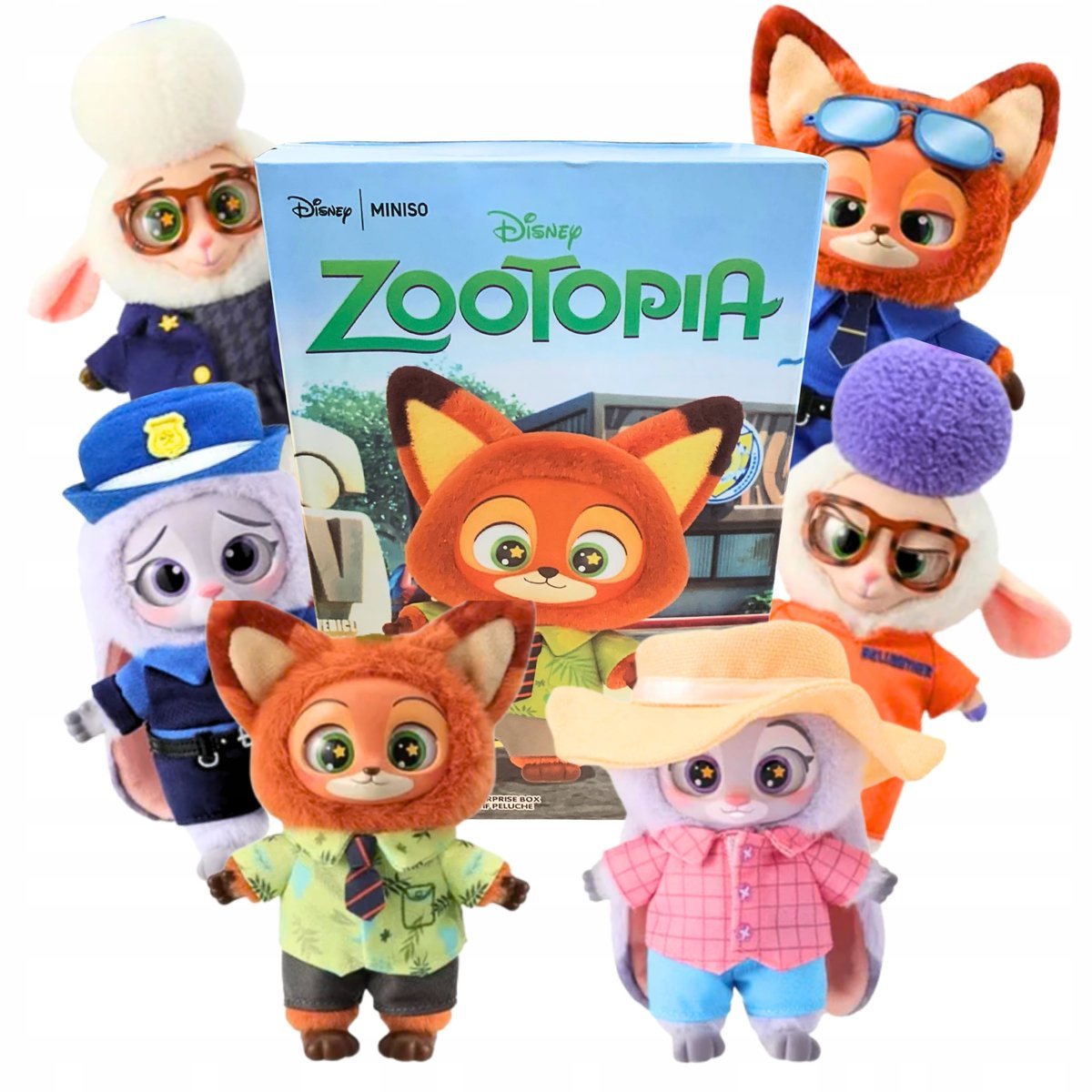 Maskotka Zootopia Niespodzianka Zwierzogród Brelok Box Bajkowa Figurka