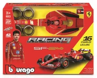 Samochody i pojazdy dla dzieci - Bburago Model 124 Bolid F1 Ferrari SF-24 Charles Leclerc do złożenia 18-26858 - model lub pojazd - miniaturka - grafika 1