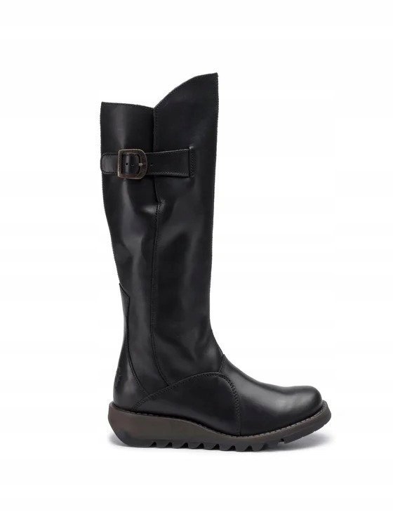 FLY LONDON DAMSKIE KOZAKI SKÓRZANE CZARNE 37 J0A