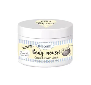 Nacomi Mus do ciała Shake kokosowo-bananowy - Body Mousse Coconut-Banana Shake Mus do ciała Shake kokosowo-bananowy - Body Mousse Coconut-Banana Shake - Balsamy i kremy do ciała - miniaturka - grafika 1