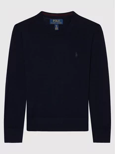 Ralph Lauren Polo Sweter 323749887009 Granatowy Regular Fit - Swetry dla chłopców - miniaturka - grafika 1