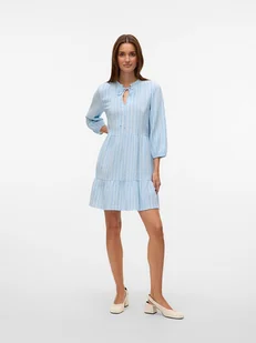 Vero Moda Sukienka w kolorze błękitnym - Sukienki - miniaturka - grafika 1