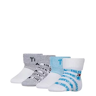 Tommy Hilfiger Skarpety dziecięce, uniseks, Blue Combo., 19-22 EU - Skarpetki damskie - miniaturka - grafika 1