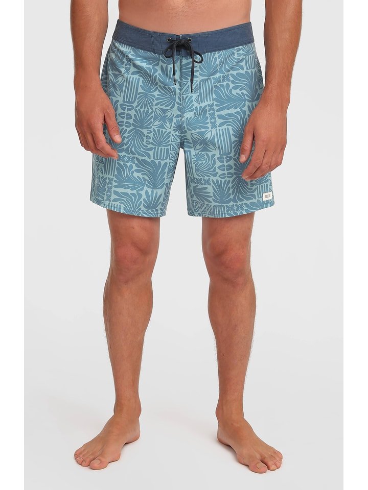 O'Neill Szorty kąpielowe w kolorze błękitnym