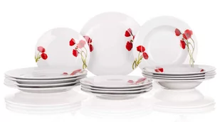 Banquet 18 częściowy zestaw Talerzy Poppy Poppy - Talerze - miniaturka - grafika 1