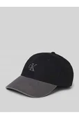 Czapki damskie - Czapka z daszkiem i wyhaftowanym logo - CK Calvin Klein - miniaturka - grafika 1