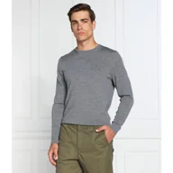 Swetry męskie - Calvin Klein Wełniany sweter | Regular Fit - miniaturka - grafika 1