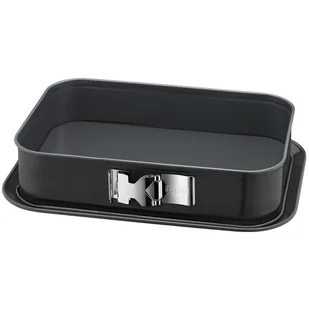 Kaiser Tortownica  Springform La Forme Plus prostokątne 36 x 24 cm Made in Germany pokryte powłoką antyprzylepną Kai ramic nadaje się do krojenia zabezpieczony przed wyciekiem 2300638072 - Formy do ciast - miniaturka - grafika 2