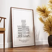 Obrazy i zdjęcia - Plakat Architektura - Warszawa - Stary Rynek 32-28 - miniaturka - grafika 1