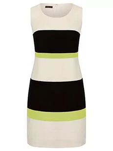 ApartFashion Damska sukienka letnia, czarno-kremowa, normalna, czarno-kremowy, 38 - Sukienki - miniaturka - grafika 1