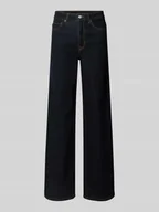 Spodnie damskie - Jeansy z szeroką nogawką z mieszanki bawełny model ‘MADISON’ - miniaturka - grafika 1