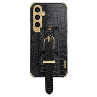 Etui i futerały do telefonów - Etui na telefon do Samsung Galaxy A35 5G Opaska na nadgarstek z teksturą krokodyla Galwanizacja Wielobarwny Style E - miniaturka - grafika 1