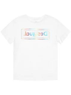 Koszulki dla chłopców - Desigual T-Shirt Viena 21SGTK19 Biały Regular Fit - grafika 1