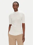 Swetry damskie - BOSS Golf Faleri 50542885 Beżowy Regular Fit - miniaturka - grafika 1