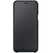 Etui i futerały do telefonów - Samsung Etui Wallet Cover do Galaxy A6 2018 Czarny EF-WA600CBEGWW EF-WA600CBEGWW - miniaturka - grafika 1