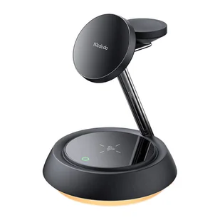 Ładowarka bezprzewodowa Mcdodo CH-4952 3w1 15W (telefon/TWS/Apple watch) czarna - Ładowarki do telefonów - miniaturka - grafika 1