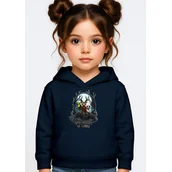 Bluzy dla dziewczynek - BLUZA DZIECIĘCA Z KAPTUREM 99 NOCY W LESIE ROBLOX 110-116 PREZENT - miniaturka - grafika 1