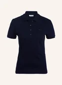 Koszulki i topy damskie - Lacoste Koszulka Polo Z Piki Slim Fit blau - LACOSTE - miniaturka - grafika 1