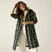 Kurtki i kamizelki sportowe damskie - Regatta Orla Kiely Kurtka damska przeciwdeszczowa Longer Beżowy, Rozmiar: 38 - miniaturka - grafika 1