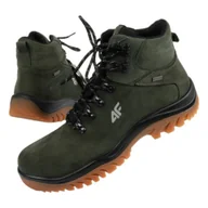 Buty trekkingowe męskie - Obuwie 4F Trekkingowe Zimowe Ocieplane Khaki Rozmiar 44 - miniaturka - grafika 1