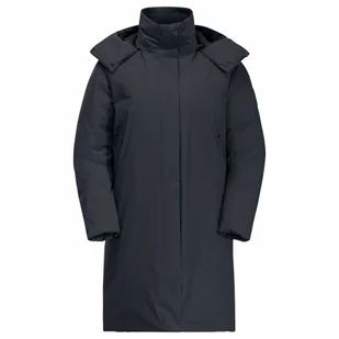 Damski płaszcz duchowy Jack Wolfskin  LUISENPLATZ COAT W dark navy - XS - Kurtki damskie - miniaturka - grafika 1