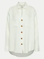 Koszule damskie - Billabong Koszula Swell ABJWT00487 Biały Relaxed Fit - miniaturka - grafika 1