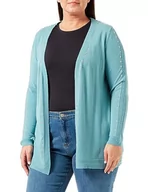 Swetry damskie - Sidona Kardigan damski 10430423, turkusowy, XL/XXL, turkusowy, XL-XXL - miniaturka - grafika 1
