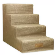 Pozostałe akcesoria dla psów - Schodki Schody Podest dla psa kota 4 stopnie BEŻOWY - miniaturka - grafika 1