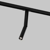 Lampy pozostałe - UNITY FOCUS DUAL TR142-1-6W3K-B spot długa tuba łamana czarna LED 6W 3000K do szyny 1-fazowej - miniaturka - grafika 1