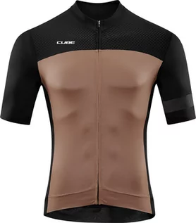 Koszulki rowerowe - Cube Blackline Koszulka z krótkim rękawem Mężczyźni, czarny/brązowy XL 2022 Koszulki kolarskie - grafika 1