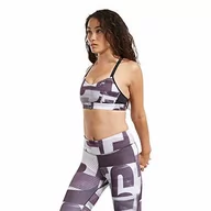 Biustonosze - Reebok Damski biustonosz sportowy Ts Hero Strappy Bra -Mega wielokolorowa midsha xxs FU2052 - miniaturka - grafika 1