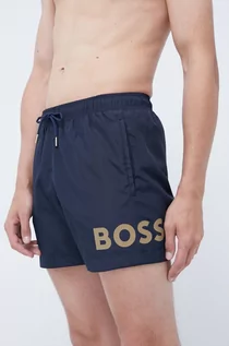 Stroje kąpielowe - Boss BOSS szorty kąpielowe kolor granatowy - Boss - grafika 1