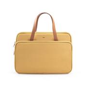 Torby na laptopy - JCPAL Milan Briefcase Sleeve Sand torba na laptopa 13/14 - miniaturka - grafika 1