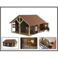 Figurki dla dzieci - Van Manen Veenendaal B.V. Kids Globe Stajnia z 2 boksami i 1 warsztatem, 1:24, 610167 - miniaturka - grafika 1