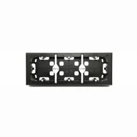 Puszki elektryczne i akcesoria - EFAPEL PUSZKA NATYNKOWA POTRÓJNA CZARNA 10995 APM - miniaturka - grafika 1